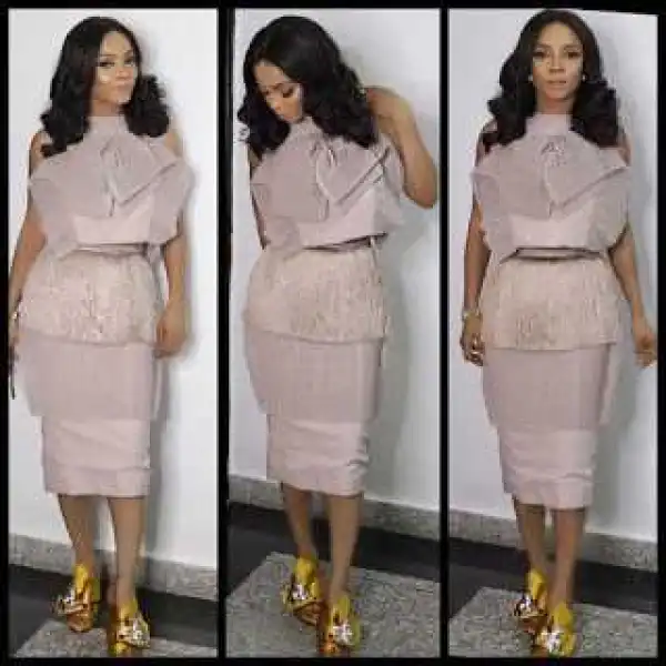 Celeb In-Style: Birthday Girl, Toke Makinwa Exotic Look At Lagos Fashion Week